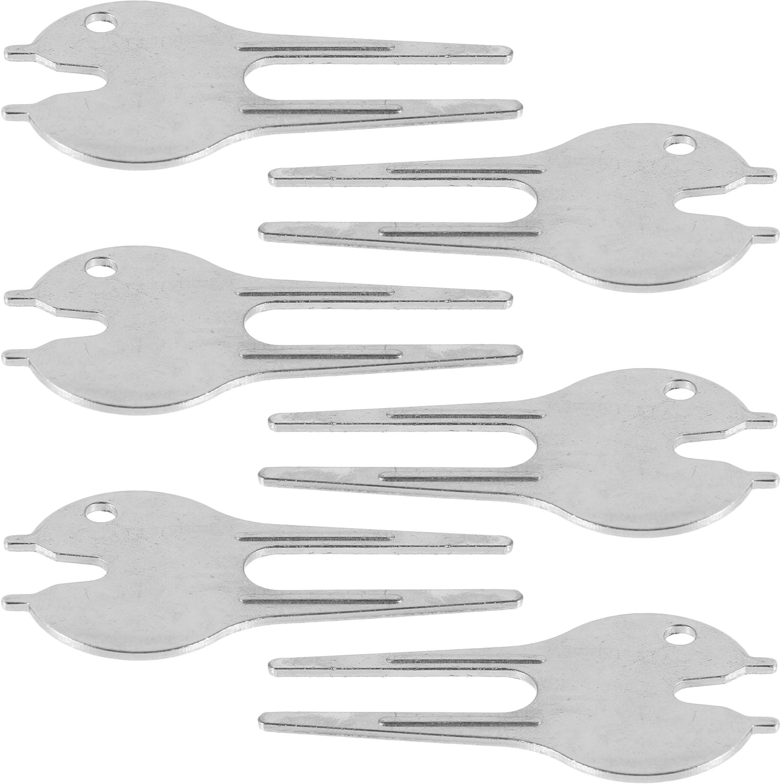 Divot Repair Tool - 6Pcs Golf Divot Tool Portable Durable