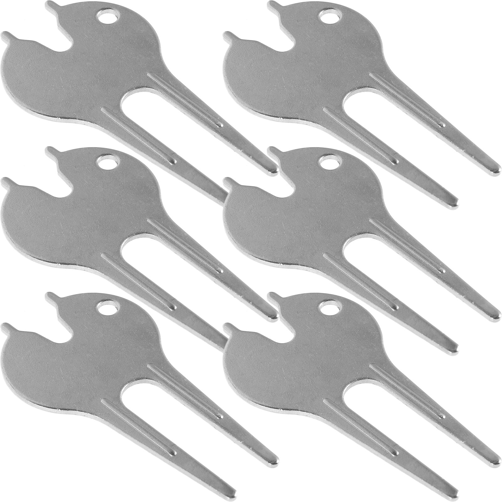 6Pcs Golf Divot Tool Portable  - đánh giá và giá Divot Repair Tool