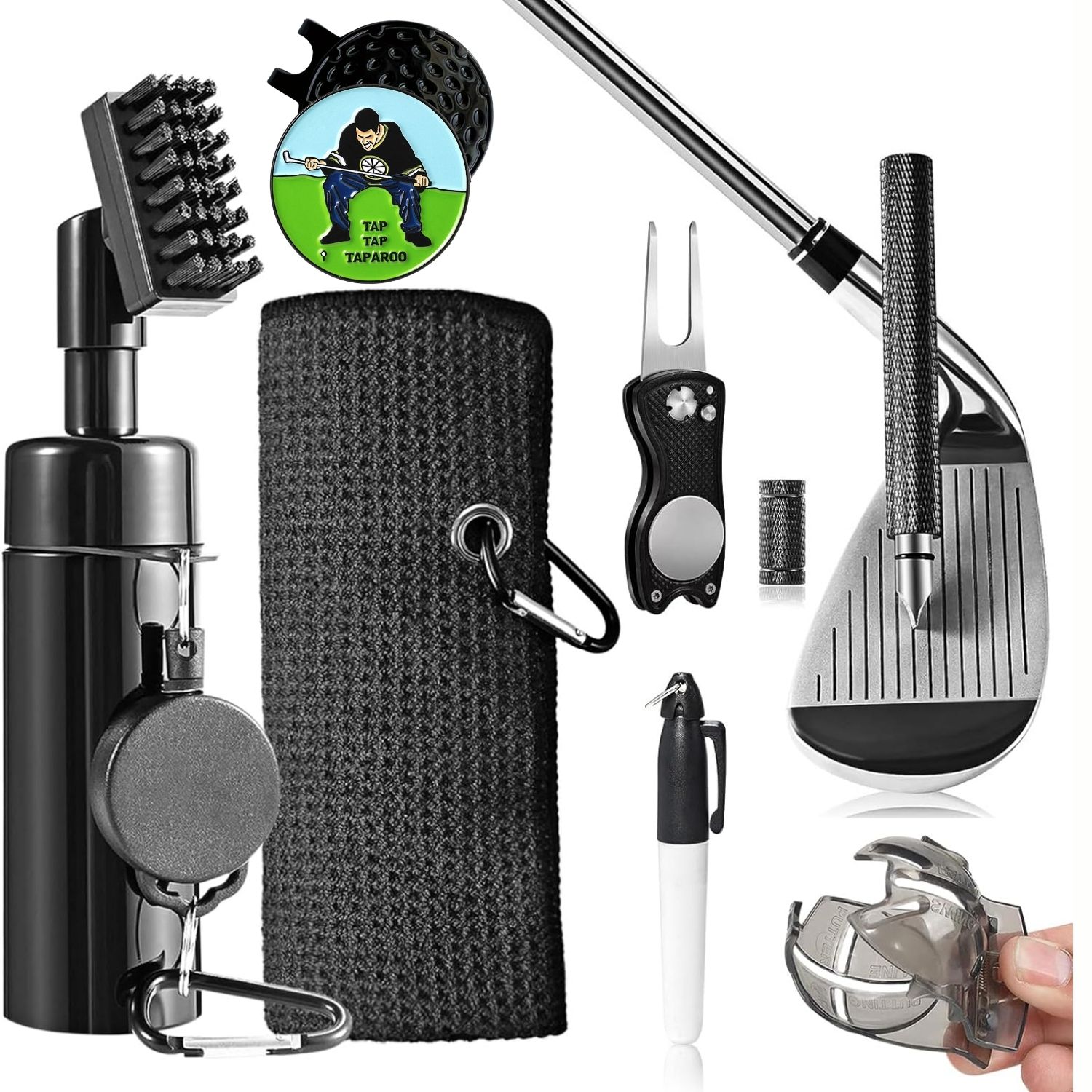 Golf Club Cleaning Kit with Go - đánh giá và giá Divot Repair Tool