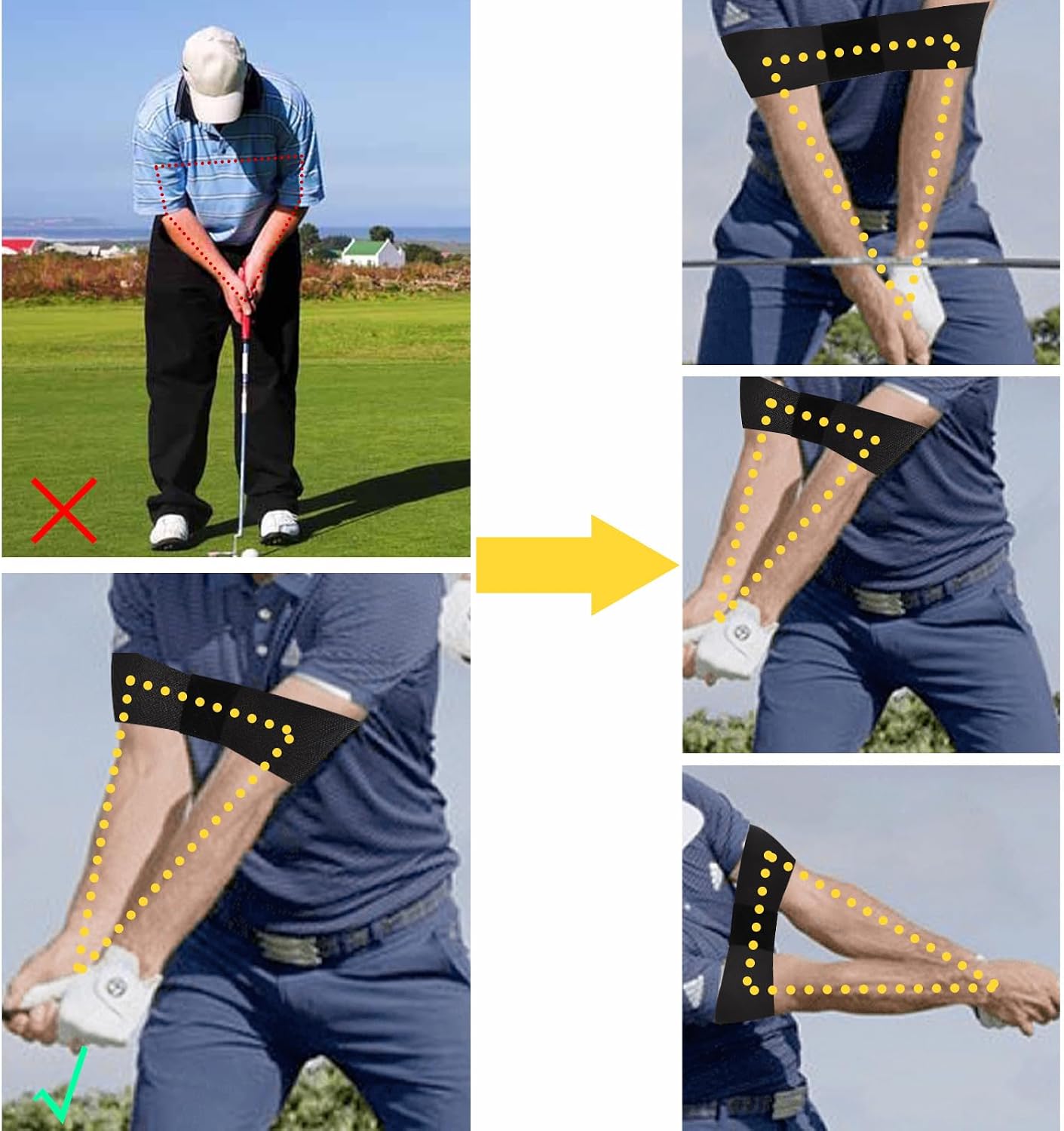 Golf Swing Elastic Tension Ban - đánh giá và giá Golf Equipment For Beginners